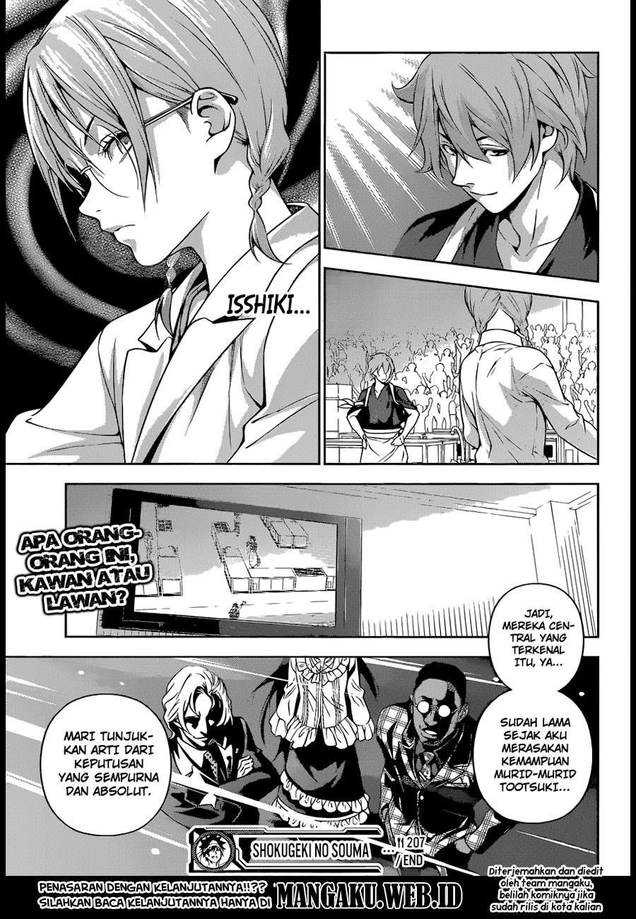 Shokugeki no Souma Chapter 207 Gambar 19