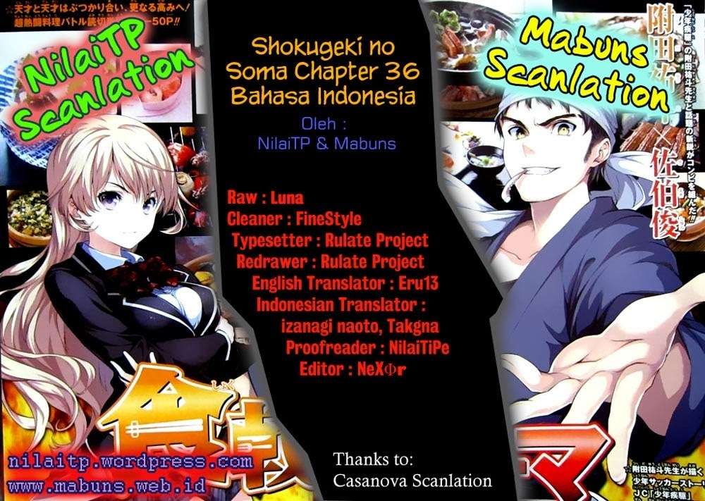 Komik Shokugeki no Souma Chapter 36 gambar nomor 1