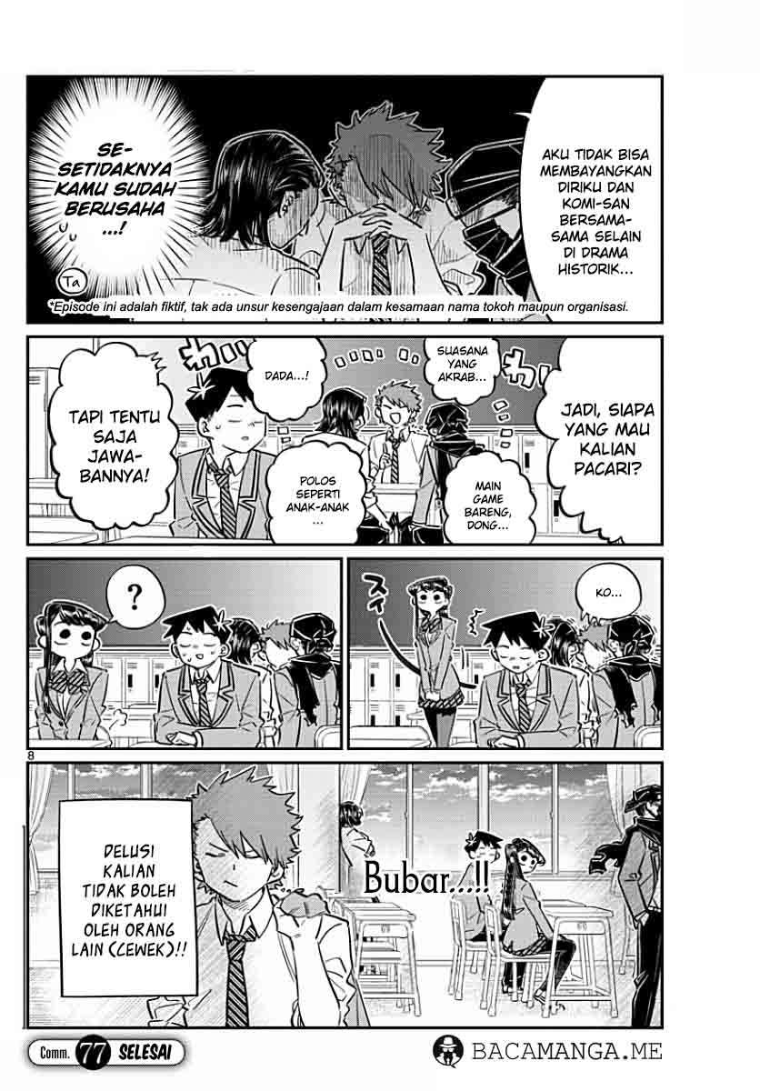 Komi-san wa Komyushou Desu Chapter 77 Gambar 8