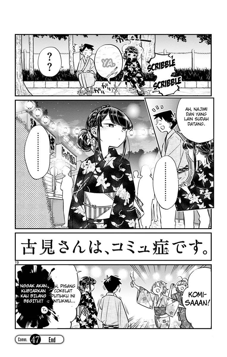 Komi-san wa Komyushou Desu Chapter 47 Gambar 19