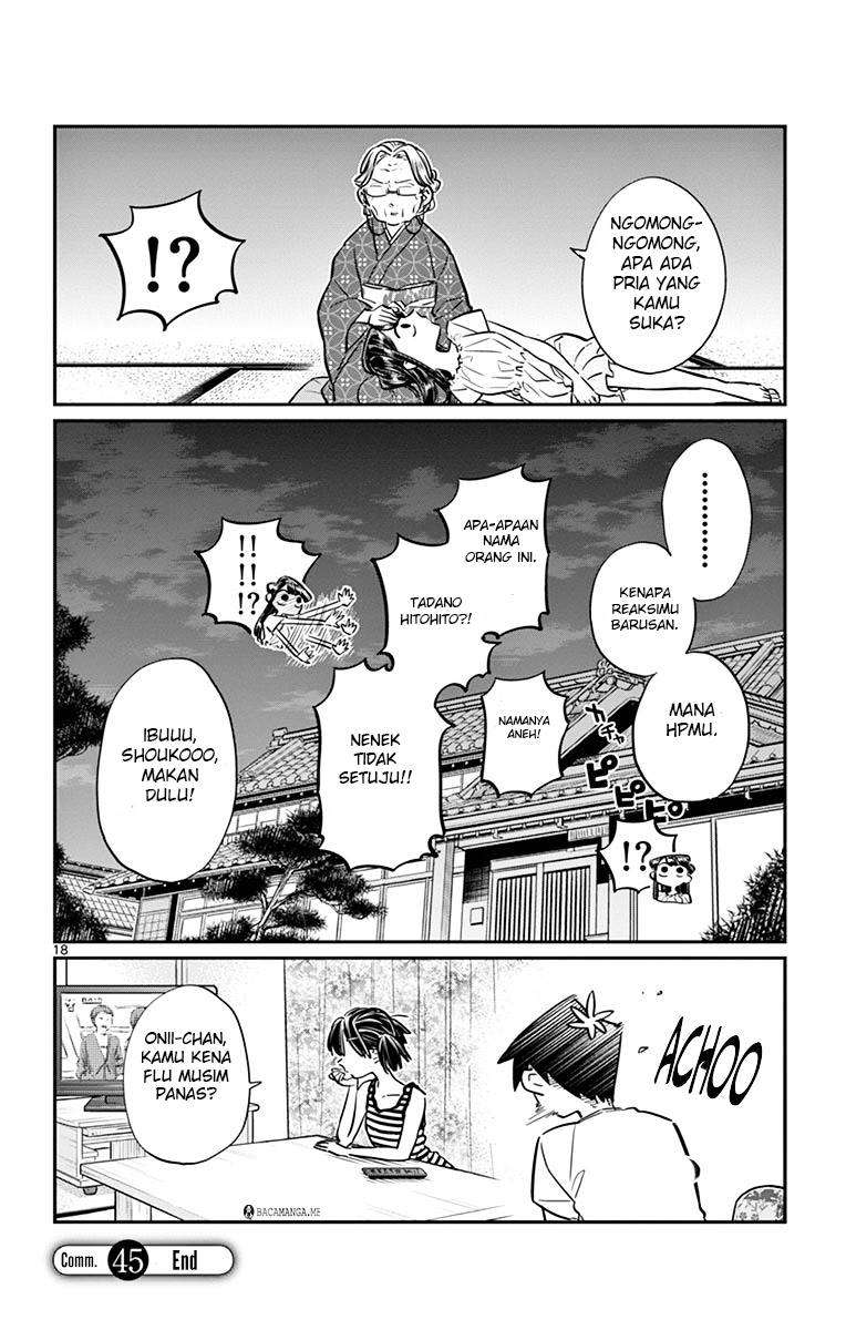 Komi-san wa Komyushou Desu Chapter 45 Gambar 18
