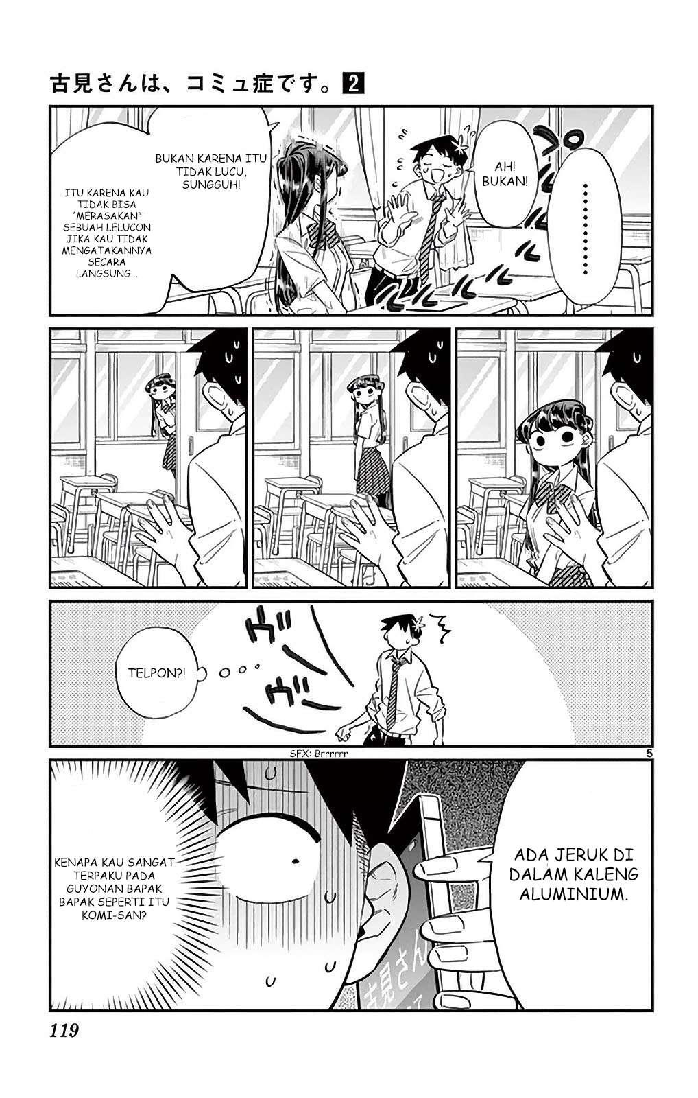 Komi-san wa Komyushou Desu Chapter 29 Gambar 5