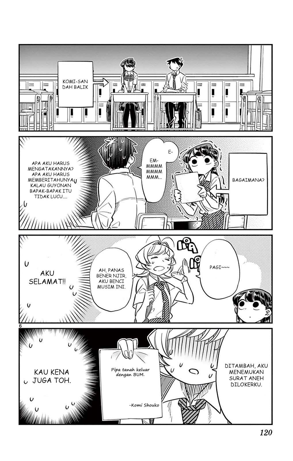 Komi-san wa Komyushou Desu Chapter 29 Gambar 6