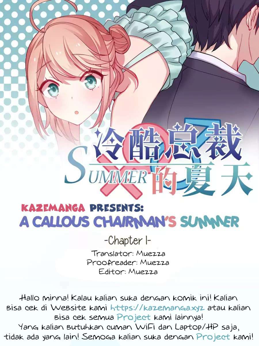 Komik A Callous Chairman’s Summer Chapter 01 gambar nomor 1